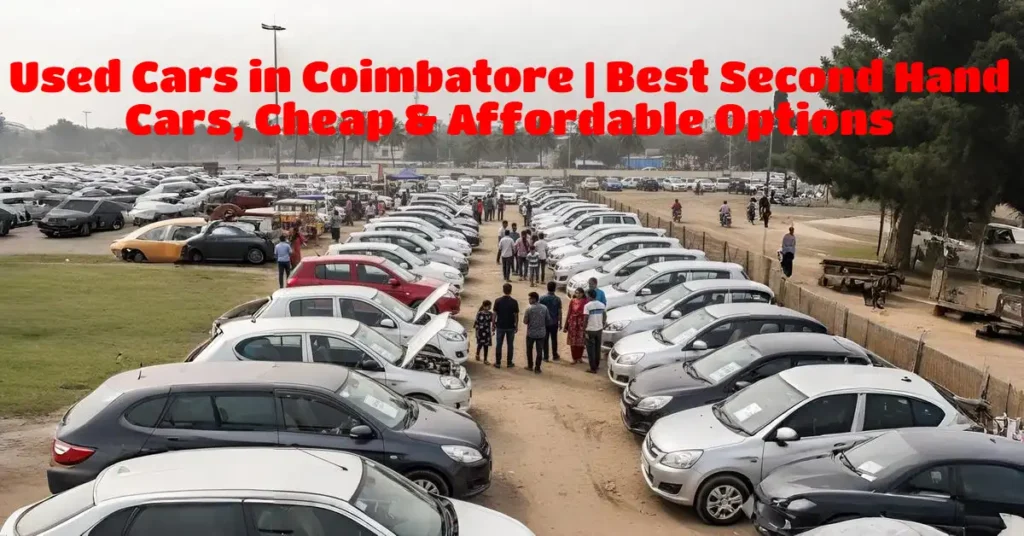 Used Cars in Coimbatore 2025 | Best Second Hand Cars, Cheap & Affordable Options